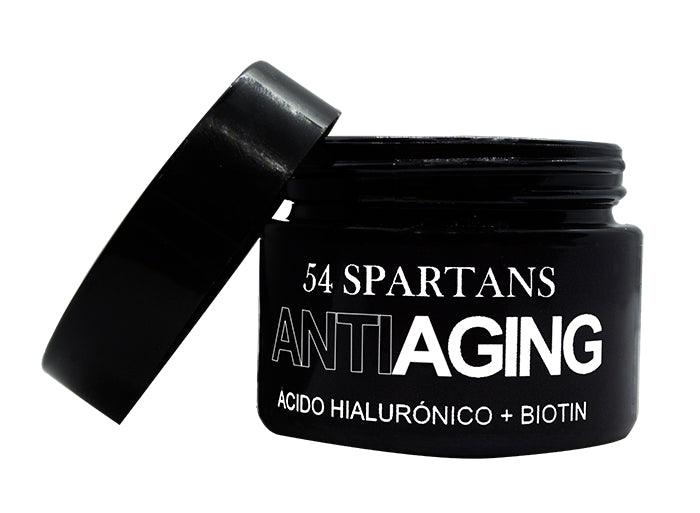 Crema Antiage con ácido hialurónico de doble efecto 54 Spartans